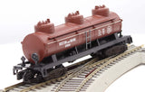 American Flyer 4-9104 BOSTON & MAINE Three-Dome Tank Car S Scale Like New
