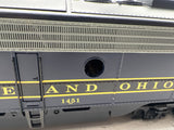 K-Line  K-28101  Baltimore Ohio B & O E-8  AA Diesel Engine Set TMCC O SCALE Used Excellent As is see notes Damaged Box