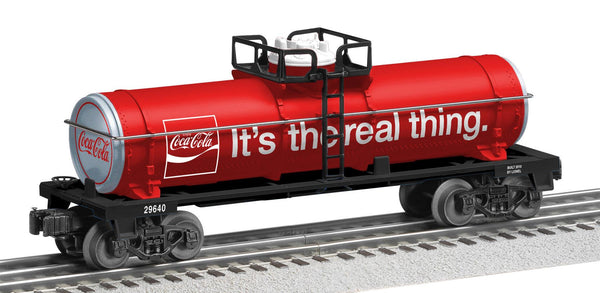 Lionel 6-29640 Coca-Cola Tank Car O SCALE Like New