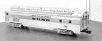 Lionel 6-19128  Santa Fe Aluminum Full Vista Dome Car O SCALE Like New