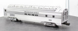 Lionel 6-19128  Santa Fe Aluminum Full Vista Dome Car O SCALE Like New
