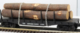 Lionel 6-17510 Northern Pacific Flat Car w/Logs O SCALE Used