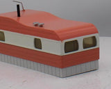 MTH Railking 30-90109 Salmon & White Stainless Mobile Home O SCALE Used Excellent