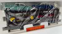 MTH Railking 30-7628 Auto Carrier Flat Car - ERTL 52 Cadillacs  & 49 Ford Coupes O SCALE NEW