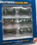 Walthers 910-58152 CHICAGO & NORTH WESTERN CNW 24' Michigan Taconite Ore Car 6-Pack Mainline HO Scale NEW