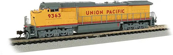 Bachmann 67351 UNION PACIFIC UP GE DASH-8 40 CW DIESEL LOCOMOTIVE 9363 ECONOMAI DCC SOUND VALUE N SCALE NEW