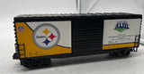 MTH Railking 30-74560 Pittsburgh Steelers 40' High Cube Box Car Super Bowl XLIII O SCALE Like New
