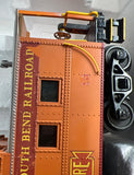 MTH PREMIER  15 Custom Weathered Chicago South Shore & South Bend Railroad Caboose Limited O SCALE WEATHERED AS IS Like New