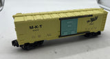 K-Line 6445 MKT yellow boxcar Katy O SCALE Used No Box
