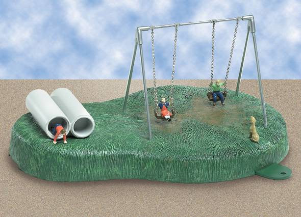 Lionel 6-14199 Playground Swings O SCALE Used Excellent Damaged Box