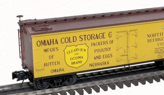 Atlas 3001684-2 OMAHA COLD STORAGE 40' Wood Refrigerator Car #85405 limited O Scale NEW