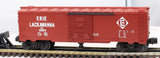 Lionel 6-19809 Erie Lackawanna Operating box car w/mailman (mail bag is missing) O Scale Like New