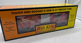 MTH Railking 30-74089 KDKA - Oval Logo Box Car Pittsburgh PA World's First Radio Station O SCALE NEW