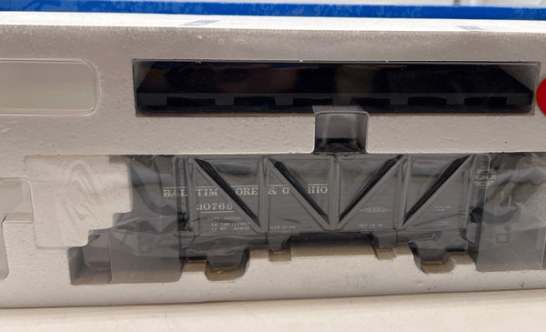 Atlas 6421-3 B&O Baltimore & Ohio  50 Ton War Emergency Hopper Car  30765 3 rl  O SCALE NEW