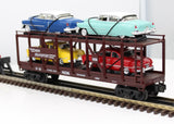 MTH Railking 30-7628 Auto Transportation Auto Carrier Flat Car #4952 O SCALE Used