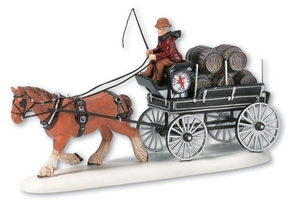 Department 56 56.58421 Red Lion Pub Beer Wagon Dickens' Village Series