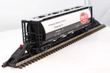 MTH Railking 30-75195 Pittsburgh Brewing Co. RailKing 4-Bay Cylindrical Hopper Car O SCALE Like New