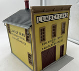 MTH Railking 30-90346 Lumber Yard 2-Story Store Front Building O SCALE Used Excellent