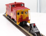 Atlas 6621 SANTA FE Merger Extended Vision & Standard Cupola Cabooses O Scale Like New