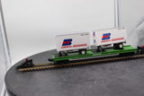 MTH 20-90014C Burlington Northern Electric Train O Scale Used Damaged Box