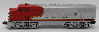 Lionel 6-18134  2343 Santa Fe Nonpowered F3A Diesel O SCALE NEW