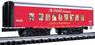 K-Line K4698-00001 Coca-Cola Gallery of Refreshment #3 Aluminum Passenger Car