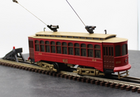 MTH Railking 30-2512-1 Allentown Brill Semi-Convertible Trolley With Proto-Sound O SCALE NEW