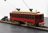 MTH Railking 30-2512-1 Allentown Brill Semi-Convertible Trolley With Proto-Sound O SCALE NEW