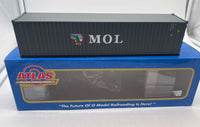 Atlas 4010-1 MOL 40' Container 0401353 O SCALE Like New