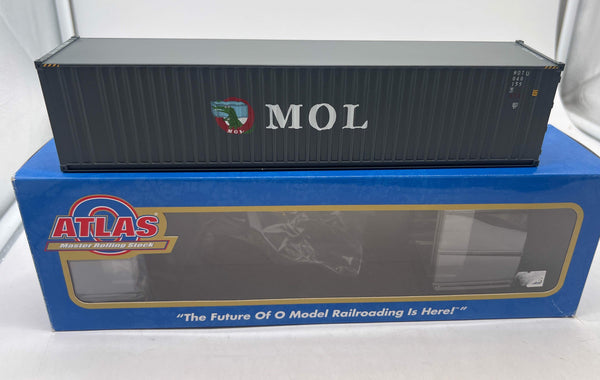 Atlas 4010-1 MOL 40' Container 0401353 O SCALE Like New