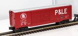 MTH Railking 30-74098 Pittsburgh & Lake Erie 40' Double Door Box Car O SCALE Like New