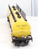 MTH Premier 20-96023 CSX 20K Gallon 4-Compartment Tank Car O SCALE (broken handrail) Used