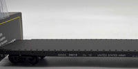 Weaver U2519LD US Army 50' Flat Car Road # 38019 O Scale  NEW
