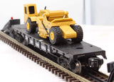 Lionel 6-16954 6424 NYC Flat Car With ERTL Scraper O Scale Used