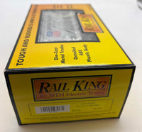 MTH Railking 30-7527 Union Pacific Ore Car - Silver w/herald O SCALE Like New