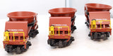 MTH Premier 20-90041 Pittsburgh 3-Car Slag Car Set O SCALE Like New