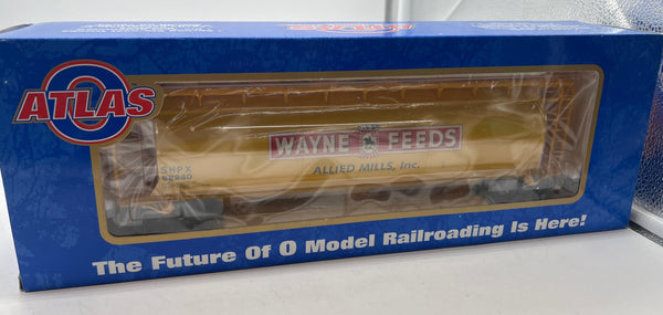 Atlas 6305-1 Wayne Feeds SHPX 3 bay cylindrical hopper 3RL 62240 O SCALE NEW