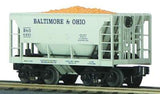 MTH Railking 30-7518 Baltimore & Ohio Ore Car w/coal load - B&O Gray body with blue lettering O SCALE Used Excellent