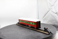 MTH Rugged Rails 33-6247 Christmas O-27 Madison Coach Car - Christmas O SCALE Like New