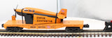 MTH Railking 30-76517 Milwaukee Road Flat Car w/Airplane O SCALE Like New