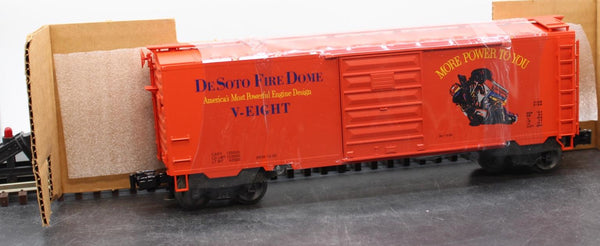 Weaver # 31500 DeSoto Fire Dome V-8 boxcar O scale NEW