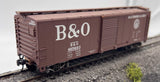 Walthers 932-3509 Baltimore & Ohio 40' AAR Steel Box w/Dreadnaught Ends HO Scale Like New
