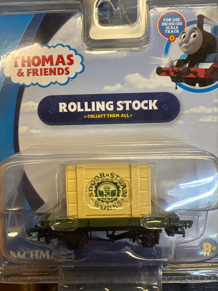 Bachmann 77404 THOMAS & FRIENDS PLANK WAGON W/SODOR STEAM HO SCALE NEW