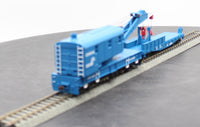 Athearn 7530 Conrail 250 Ton Crane with Tender HO SCALE Like New