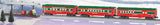 Lionel 6-30039 Christmas North Pole Central Passenger Expansion Pack w/ 3 Cars  (6-25182; 6-25183; 6-25184) , Platform, Accessories O SCALE NEW