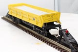 MTH 20-98594 Premier Pittsburgh & Lake Erie Operating Dump Car w/Pipe Load O SCALE Like New
