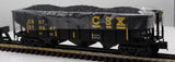 MTH Premier 20-90654E CSX 70-ton 3-Bay Hopper Car Scale O O SCALE Like New