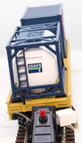 MTH Premier 20-95221 CSX Premier Flat Car w/Tank Container & 20' Container O SCALE Like New