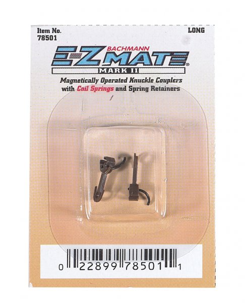 Bachmann 78501 MAGNETICALLY OPERATED E-Z MATE MARK II COUPLERS -LONG N SCALE NEW