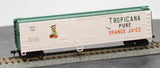 Bachmann 17947 50' STEEL REEFER - TROPICANA - WHT & GRN HO SCALE NEW